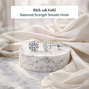 Doorbuster Luxuriant Lab Grown Diamond VS 4.00 ctw Stud Earrings in 14K White Gold