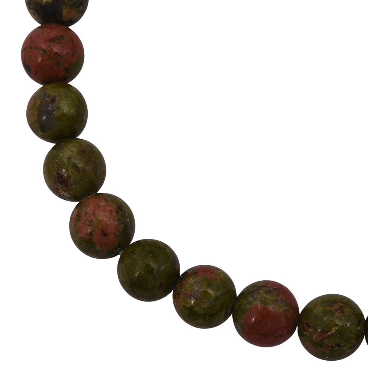 Unakite Beaded Stretch Bracelet 60.00 ctw image number 3