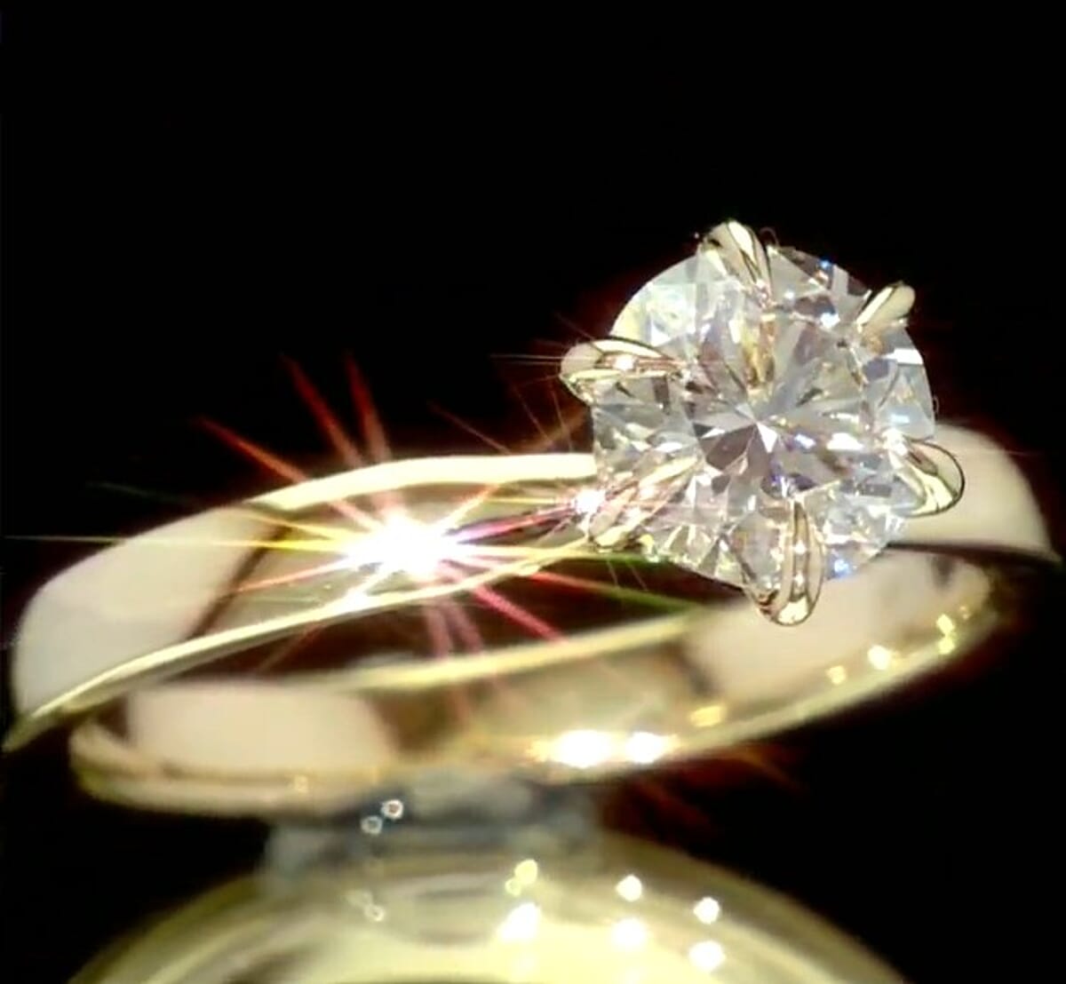 Doorbuster Luxuriant Lab Grown Diamond VS-SI 1.15 ctw Ring in 14K Yellow Gold (Size 8.0) image number 0