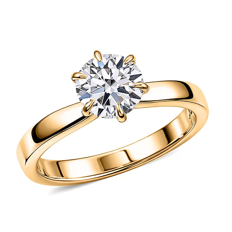 Luxuriant Lab Grown Diamond Ring in 14K Yellow Gold 2.15 ctw (Size 12.0)