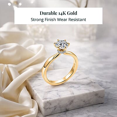 Luxuriant Lab Grown Diamond Ring in 14K Yellow Gold 2.15 ctw (Size 12.0)