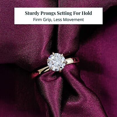 Luxuriant Lab Grown Diamond Ring in 14K Yellow Gold 2.15 ctw (Size 12.0)