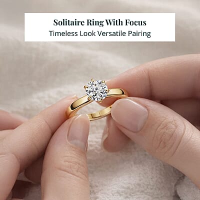 Luxuriant Lab Grown Diamond Ring in 14K Yellow Gold 2.15 ctw (Size 12.0)