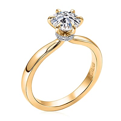Luxuriant Lab Grown Diamond Ring in 14K Yellow Gold 2.15 ctw (Size 12.0)