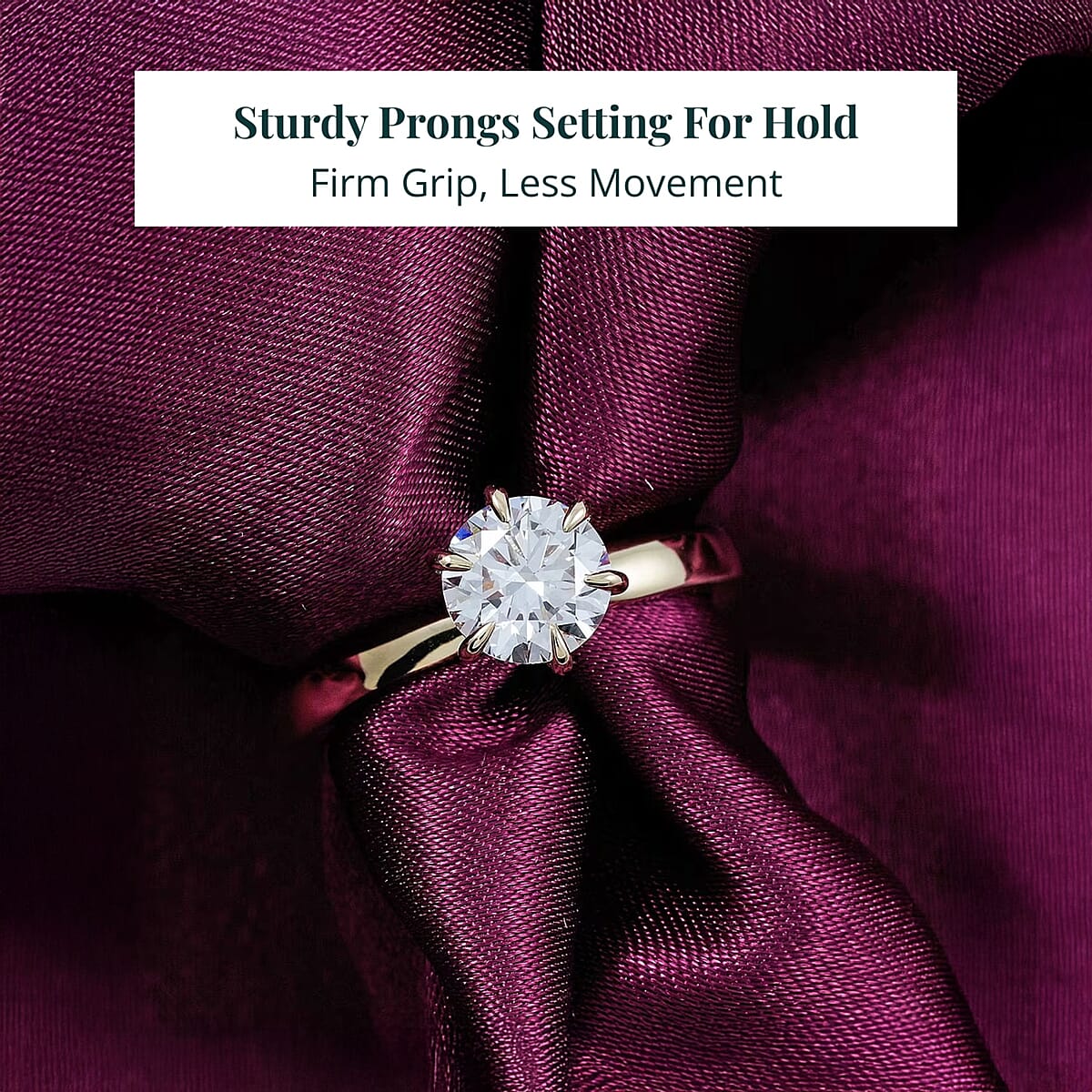 Luxuriant Lab Grown Diamond Ring in 14K Yellow Gold 2.15 ctw (Size 6.0) image number 4