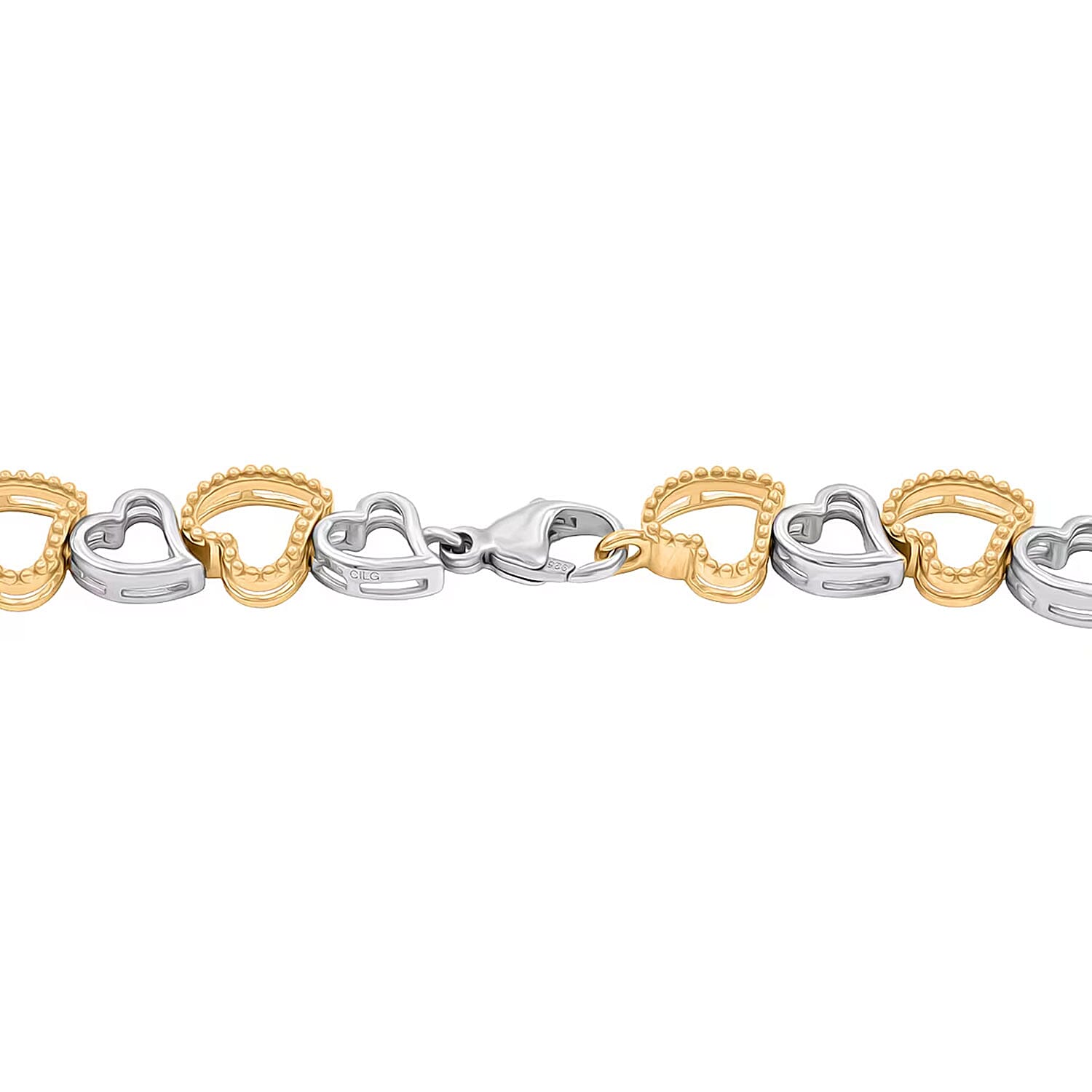  Luxuriant Lab Grown Diamond VS-SI 2.00 ctw Necklace in 14K YG Over and Sterling Silver 16.5 Inches