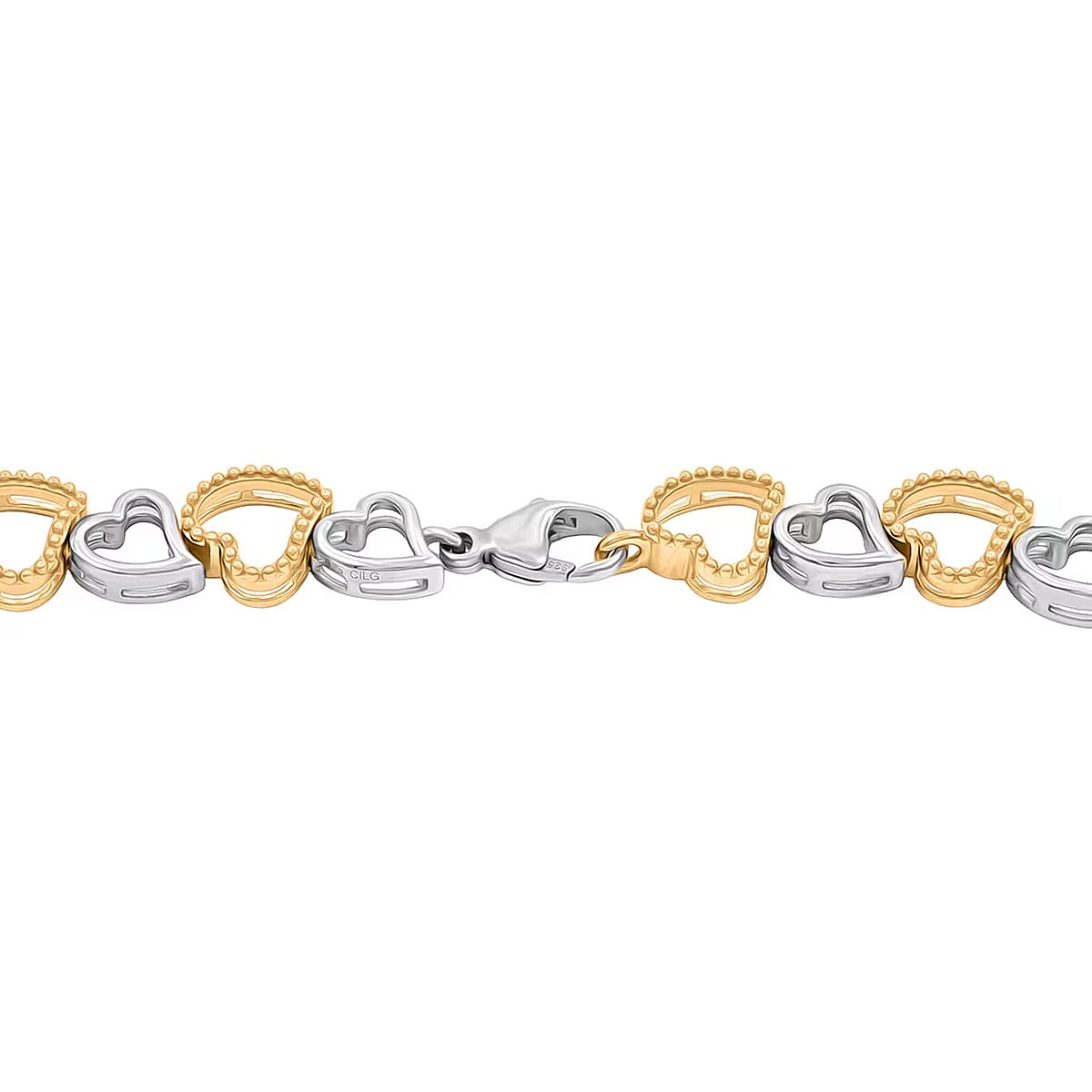  Luxuriant Lab Grown Diamond VS-SI 2.00 ctw Necklace in 14K YG Over and Sterling Silver 16.5 Inches image number 7