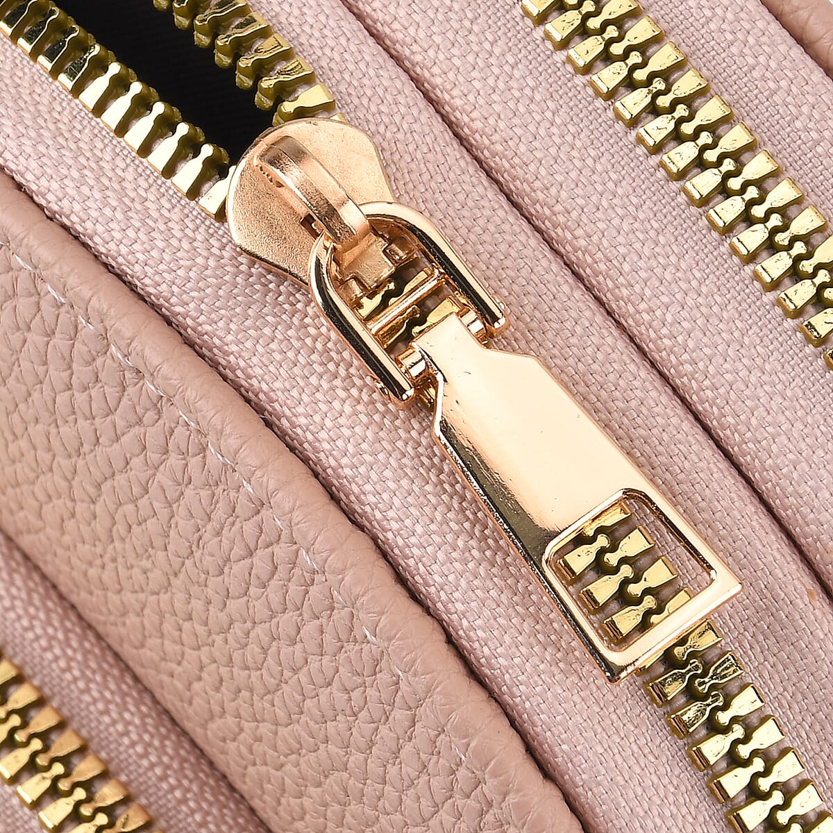La Marey Pink Faux Leather Crossbody Bag image number 6