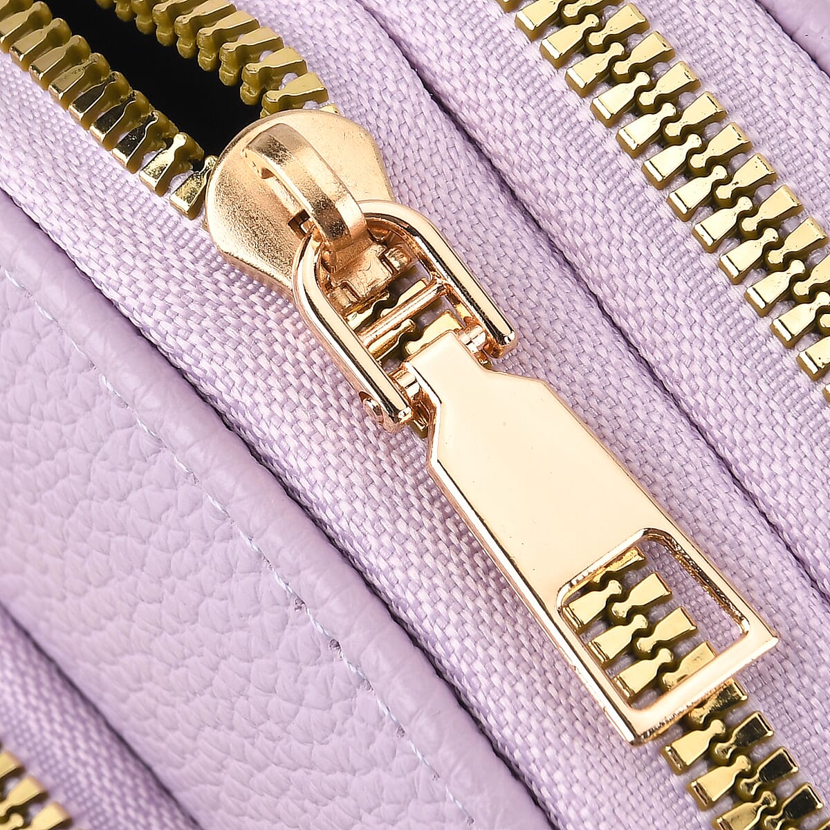 La Marey Purple Faux Leather Crossbody Bag image number 6