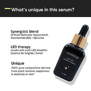 LUNA'MOUR Lumi LED Amplifier Essence for Light Therapy Treatment (1oz)