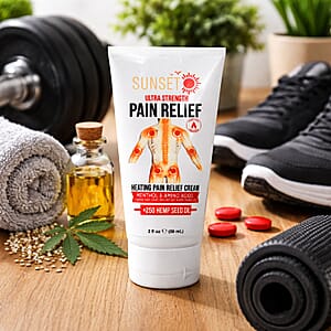 Sunset CBD Pain Cream RED Heating (250MG | 2FL OZ)