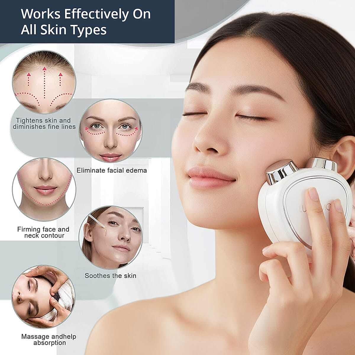 LUNA'MOUR  MicroMini Face Lift Beauty Tool image number 2