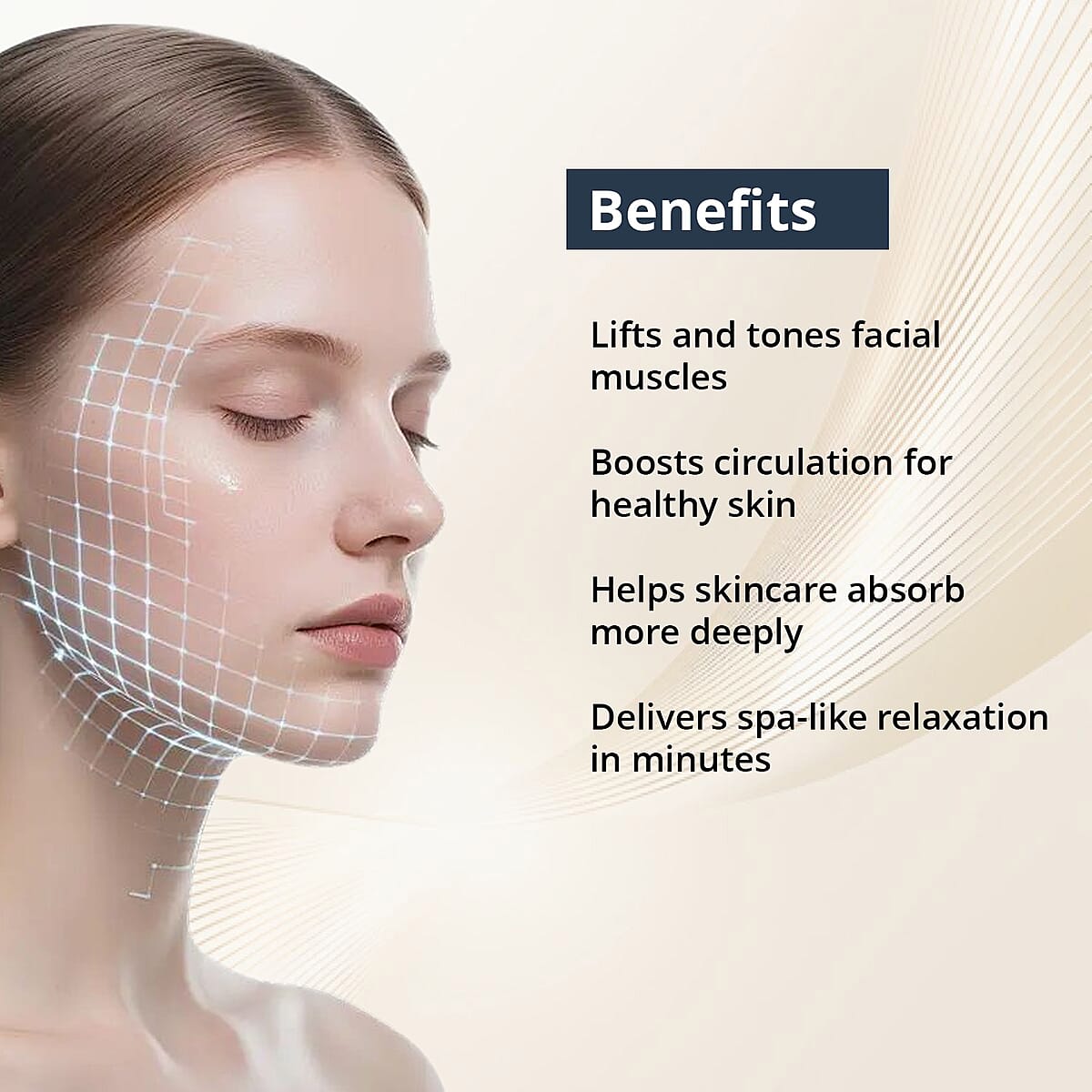 LUNA'MOUR  MicroMini Face Lift Beauty Tool image number 3