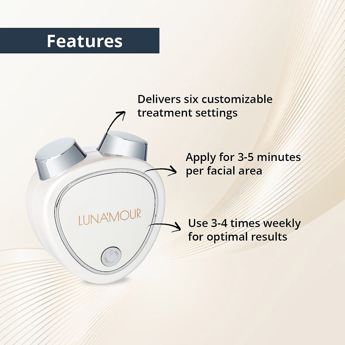 LUNA'MOUR  MicroMini Face Lift Beauty Tool image number 6