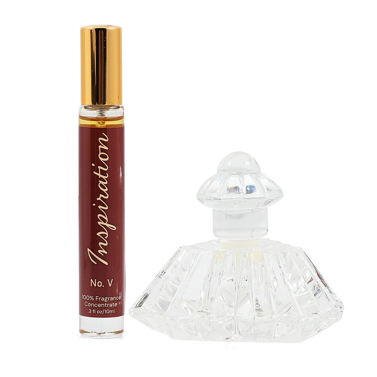 Limited Edition Clinical Results Crystal Decanter & The Lab Direct Inspiration No. V (Inspired by Chanel No. 5) 2 pc set (Ships in 5-7 Days) image number 3