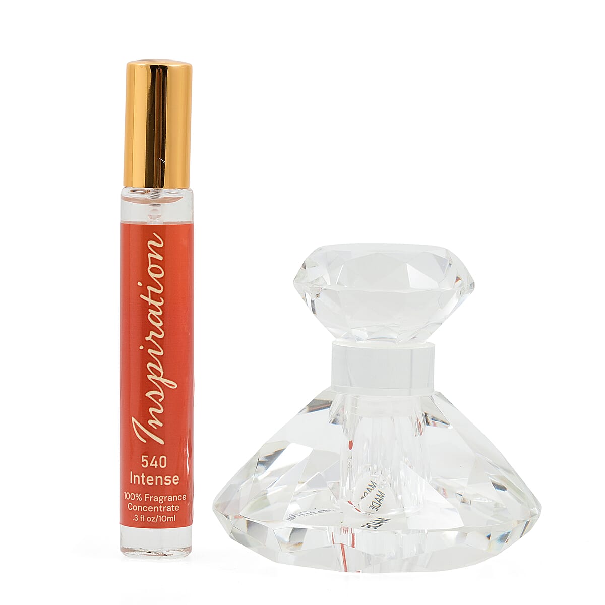 Limited Edition Clinical Results Crystal Decanter & The Lab Direct Inspiration 540 Intense (Inspired by Baccarat Rouge 540) 2 pc set (Ships in 5-7 Days) image number 3