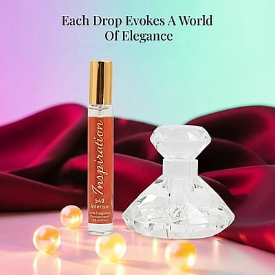 Clinical Results 24/7 Crystal Decanter & The Lab Direct Inspiration 540 Intense (Inspired by Baccarat Rouge 540) 2 pc set