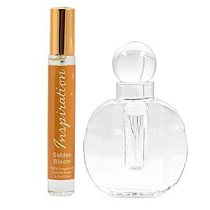 Limited Edition Clinical Results Crystal Decanter & The Lab Direct Inspiration Golden Bloom(inspired by J'Adore Dior) 2pc set (Ships in 5-7 Days)