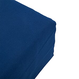 Closeout American Thread Collection 6pc Navy Microfiber Sheet Set -Twin