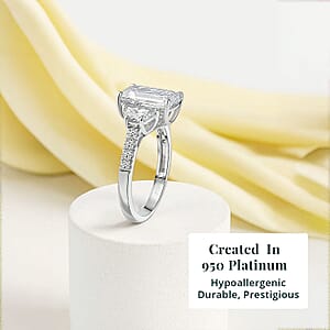 IGI Certified Luxuriant Lab Grown Diamond Ring in 950 Platinum 4.00 ctw (Size 12.0)