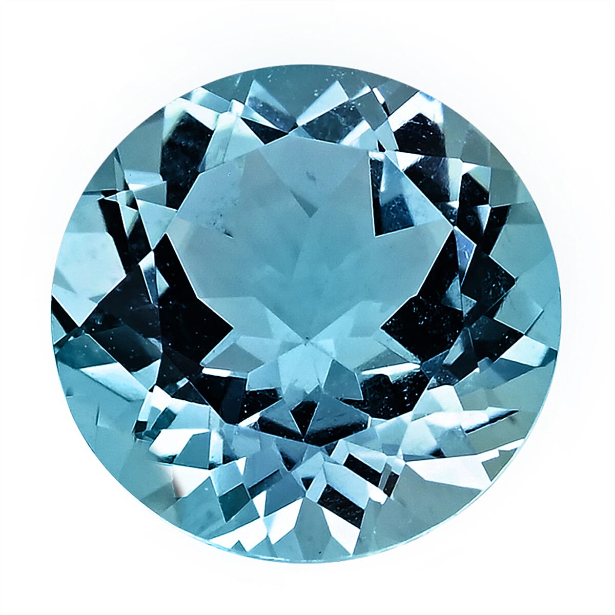 AAA Sao Domingos Aquamarine (Rnd 8 mm) 1.30 ctw