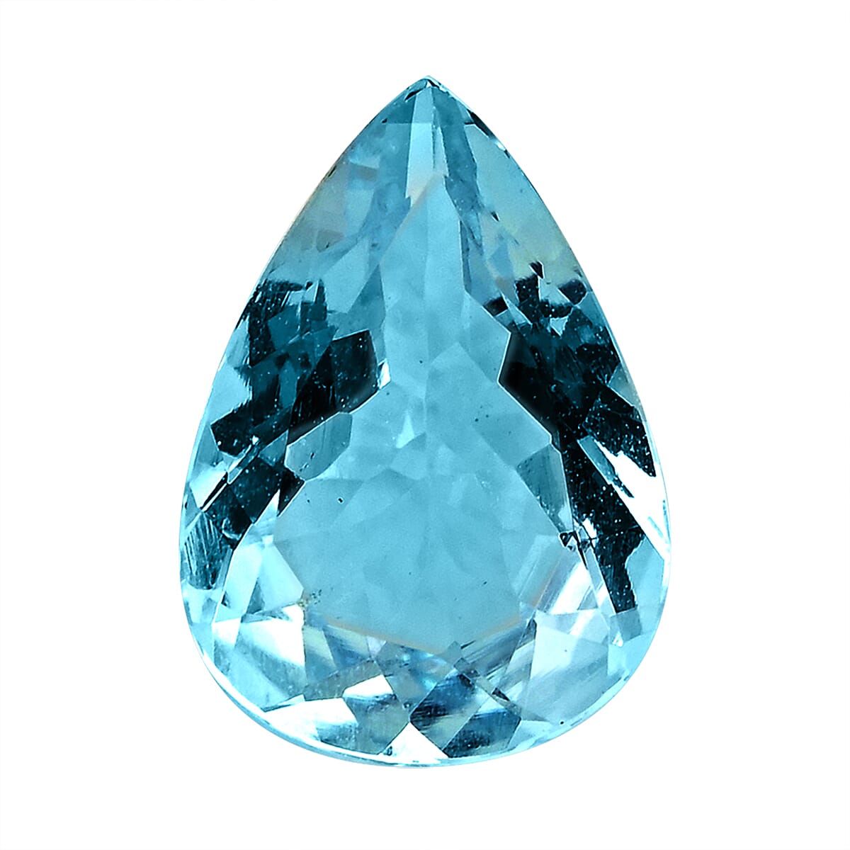 Doorbuster AAA Aquamarine (Pear 10x7 mm) 1.30 ctw image number 0