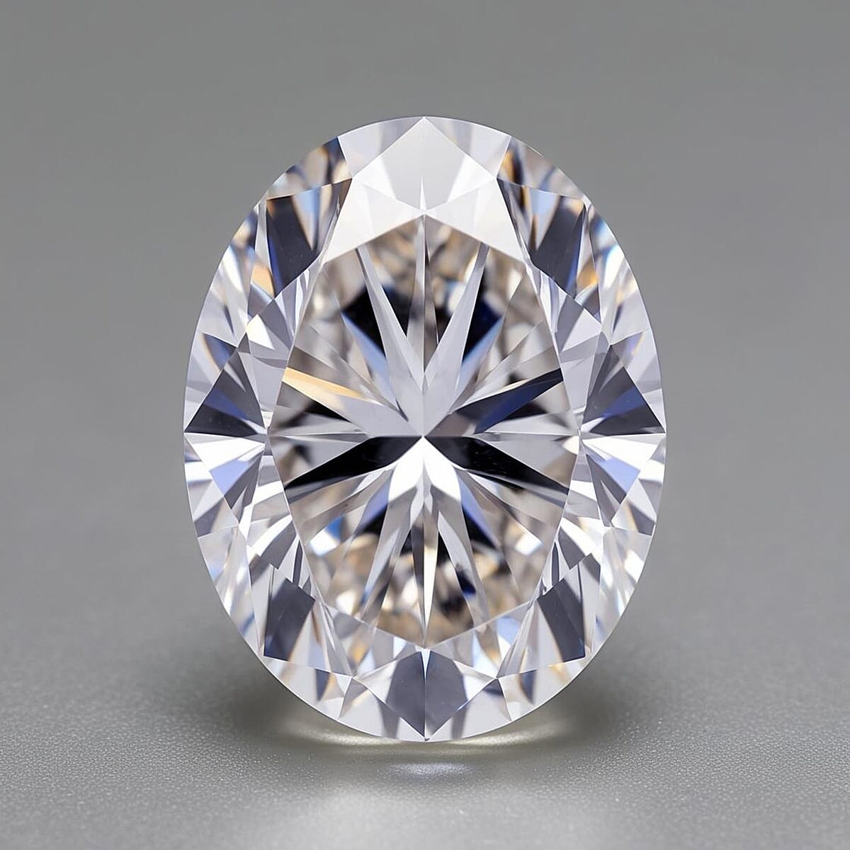 IGI Certified Luxuriant Lab Grown Diamond (Oval) (G VS2) 10.00 ctw image number 1