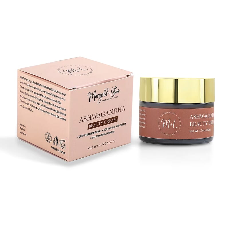 Marigold and Lotus Ashwagandha Beauty Cream 50ml