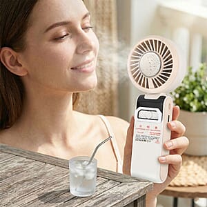 Livmore White Cooling Fan with LED Light