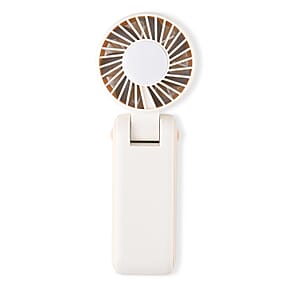 Livmore White Cooling Fan with LED Light