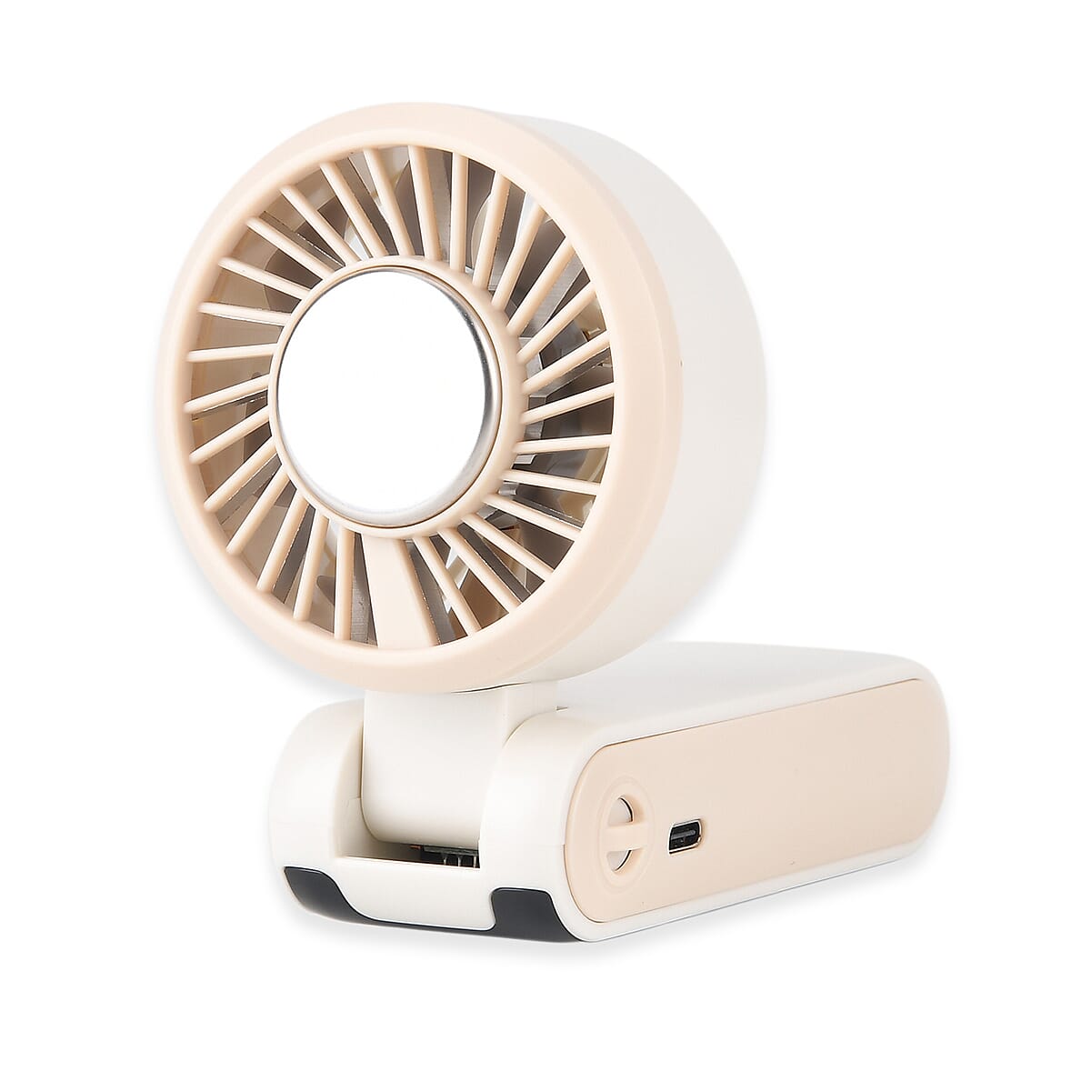 Livmore White Cooling Fan with LED Light image number 4