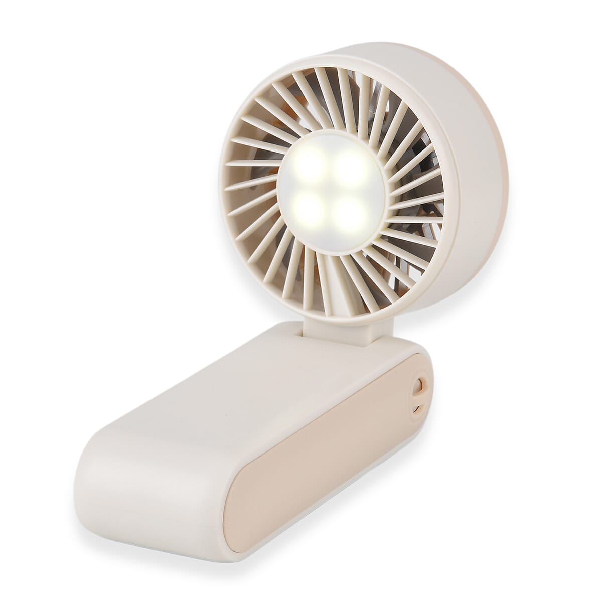 Livmore White Cooling Fan with LED Light image number 5