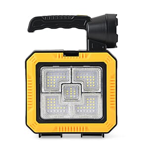 Yellow Luminous Flashlight Tool (2400 mAh Battery)