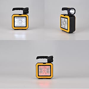 Yellow Luminous Flashlight Tool (2400 mAh Battery)