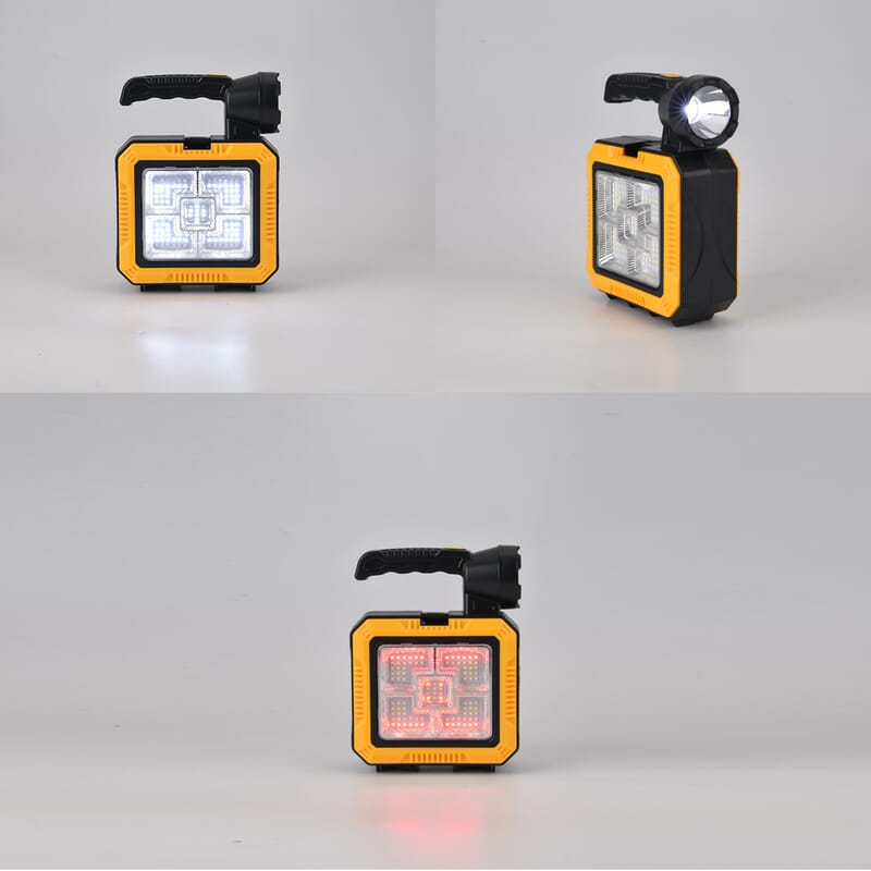 Solar Flashlight, Powerbank and Toolbox (2400 mAh Battery)
