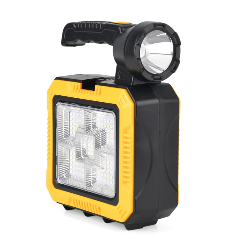 Solar Flashlight, Powerbank and Toolbox (2400 mAh Battery)
