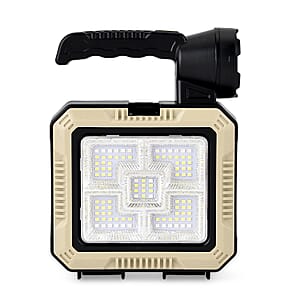Solar Flashlight, Powerbank and Toolbox (2400 mAh Battery)