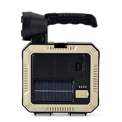 Solar Flashlight, Powerbank and Toolbox (2400 mAh Battery)