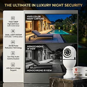 Double Light Embedded Linux System Security Camera