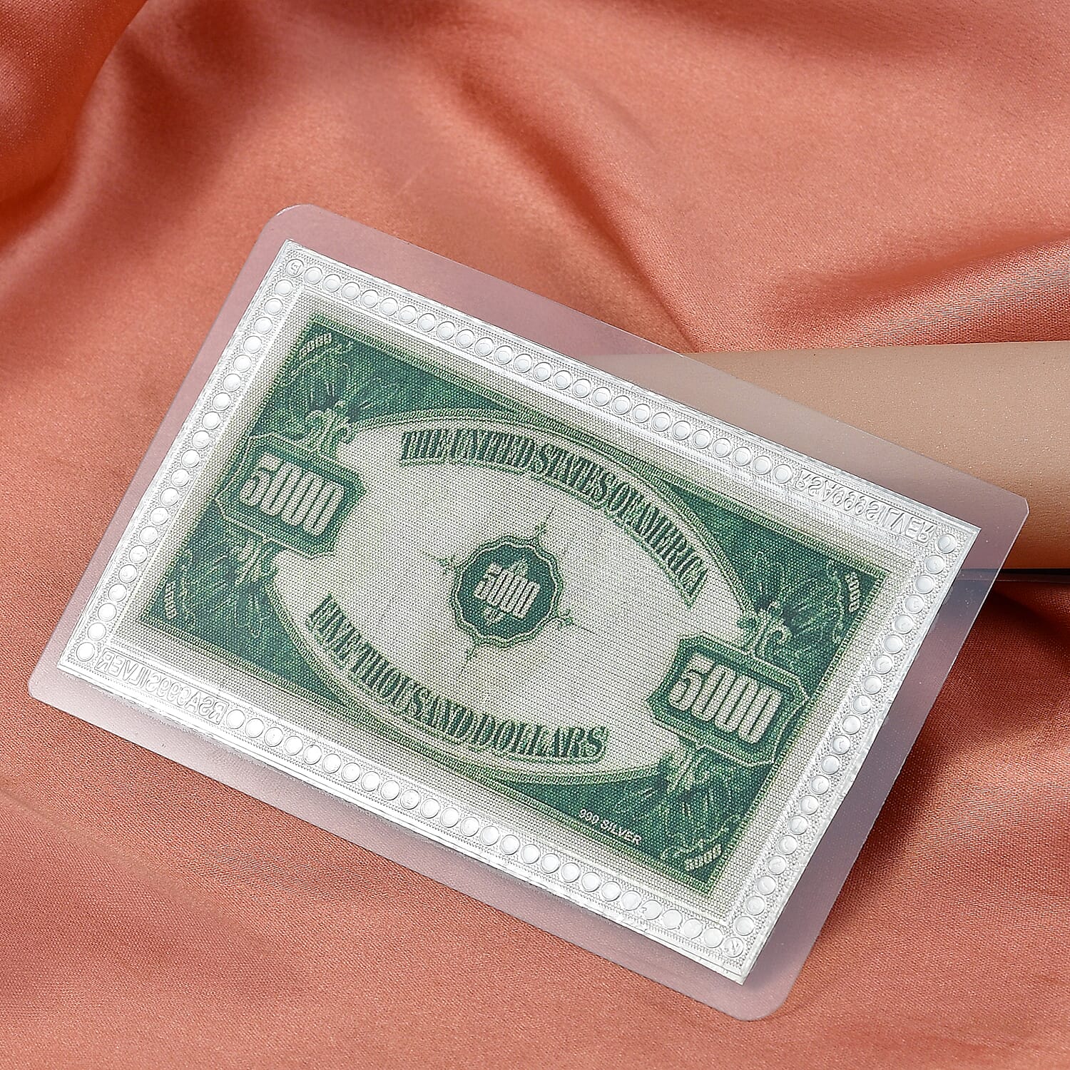999 Fine Silver Currency Emboss Sheet 1g