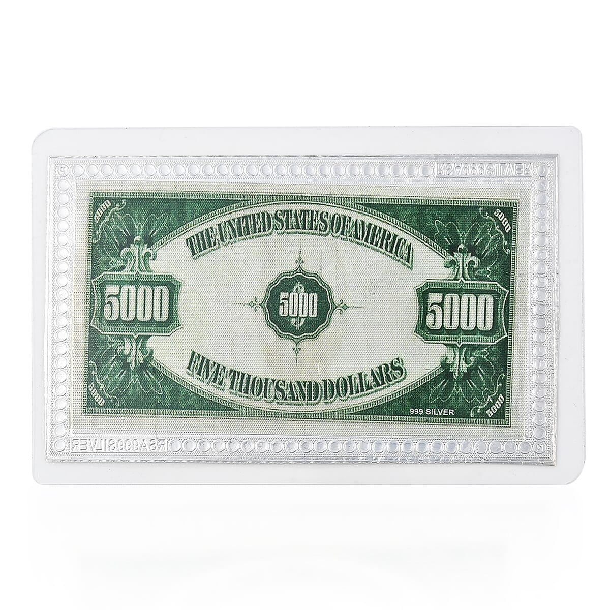 999 Fine Silver Currency Emboss Sheet 1g