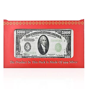 999 Fine Silver Currency Emboss Sheet 1g