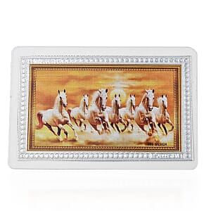 999 Fine Silver Horse Emboss Sheet 1g