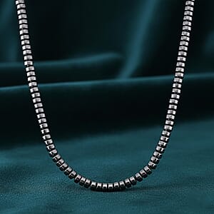 Terahertz 220.00 ctw Beaded Necklace in Stainless Steel 20 Inches