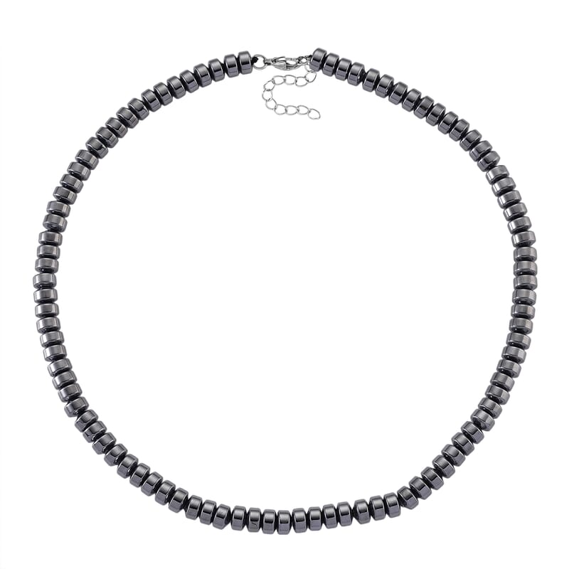 Terahertz 220.00 ctw Beaded Necklace in Stainless Steel 20 Inches