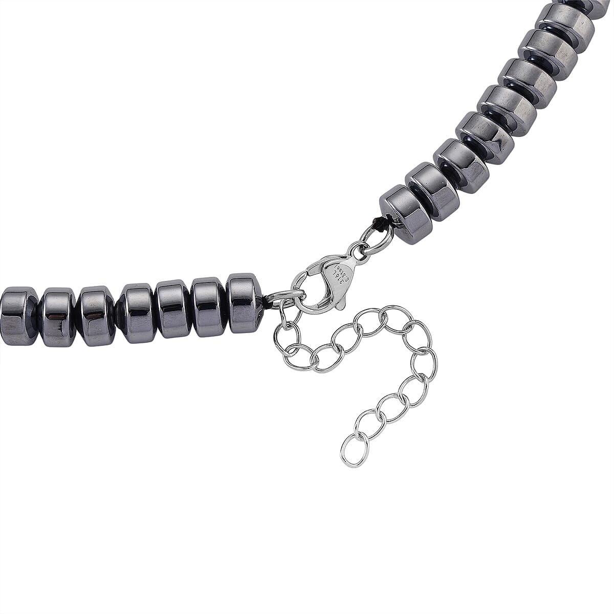 Terahertz 220.00 ctw Beaded Necklace in Stainless Steel 20 Inches image number 5