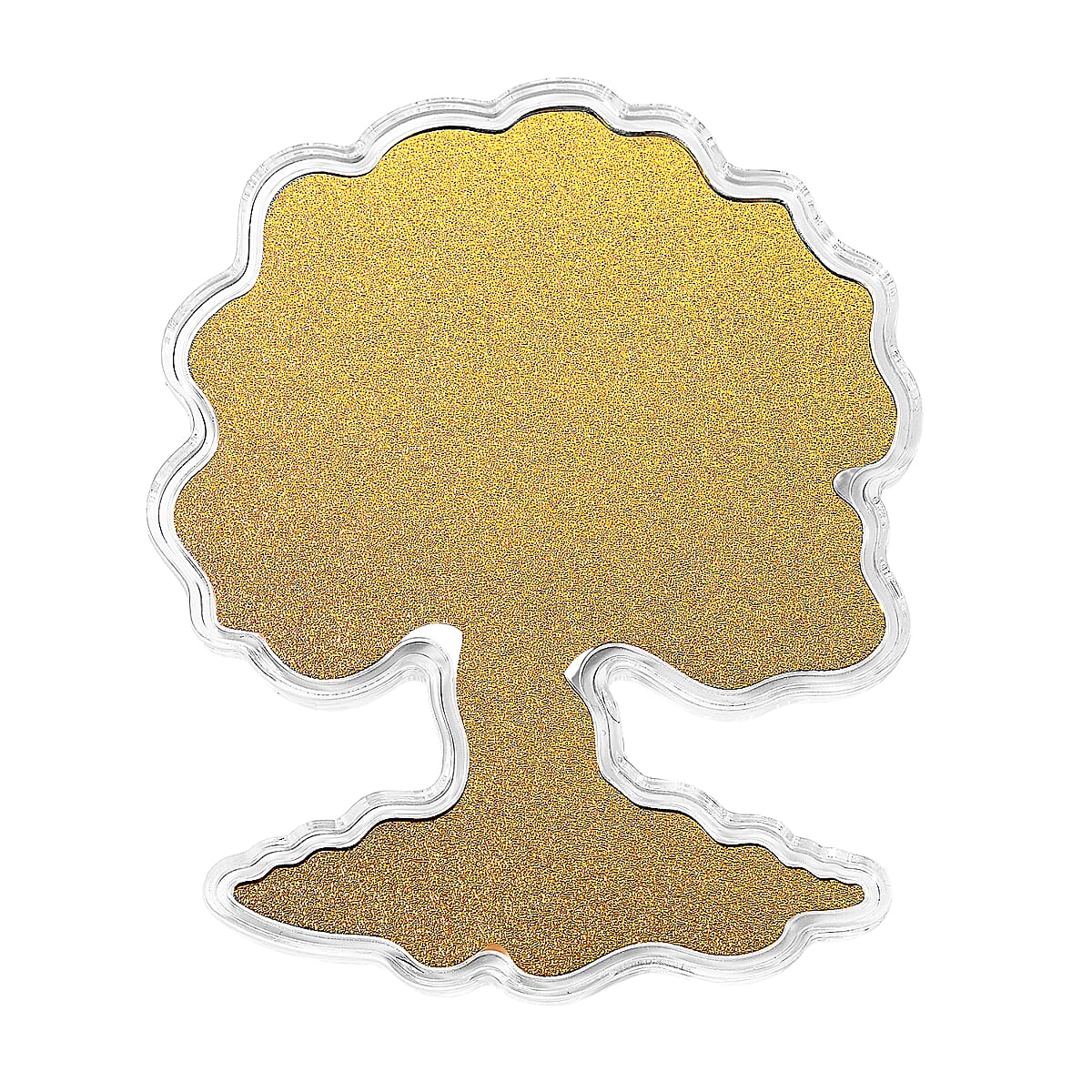 24K Gold Tree of Life - Roots of Strength Embossed Sheet with Book Packaging 107x85mm (10mg) image number 3