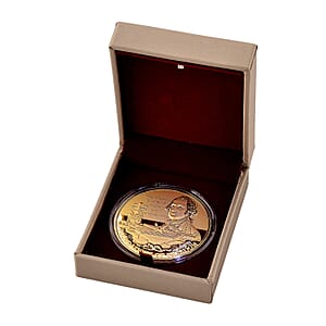 24K Gold Foundations of Freedom &ndash; American Legacy Tribute Medallion Embossed Sheet with Box Packaging 50mm (10mg) (Del. in 8-10 Days)