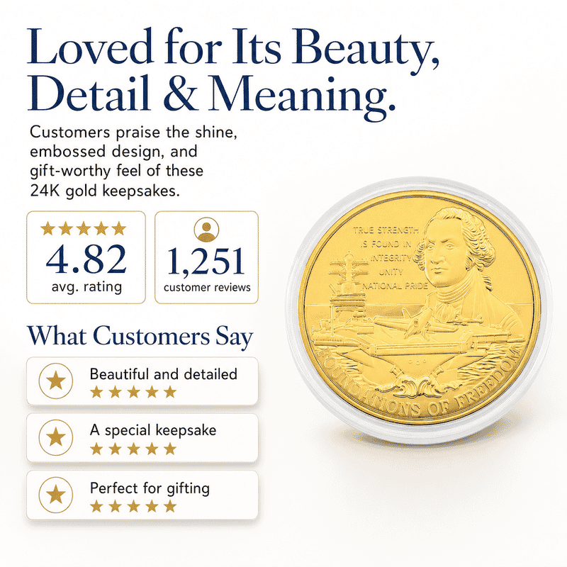 American Legacy 24k Gold Embossed Sheet 10mg