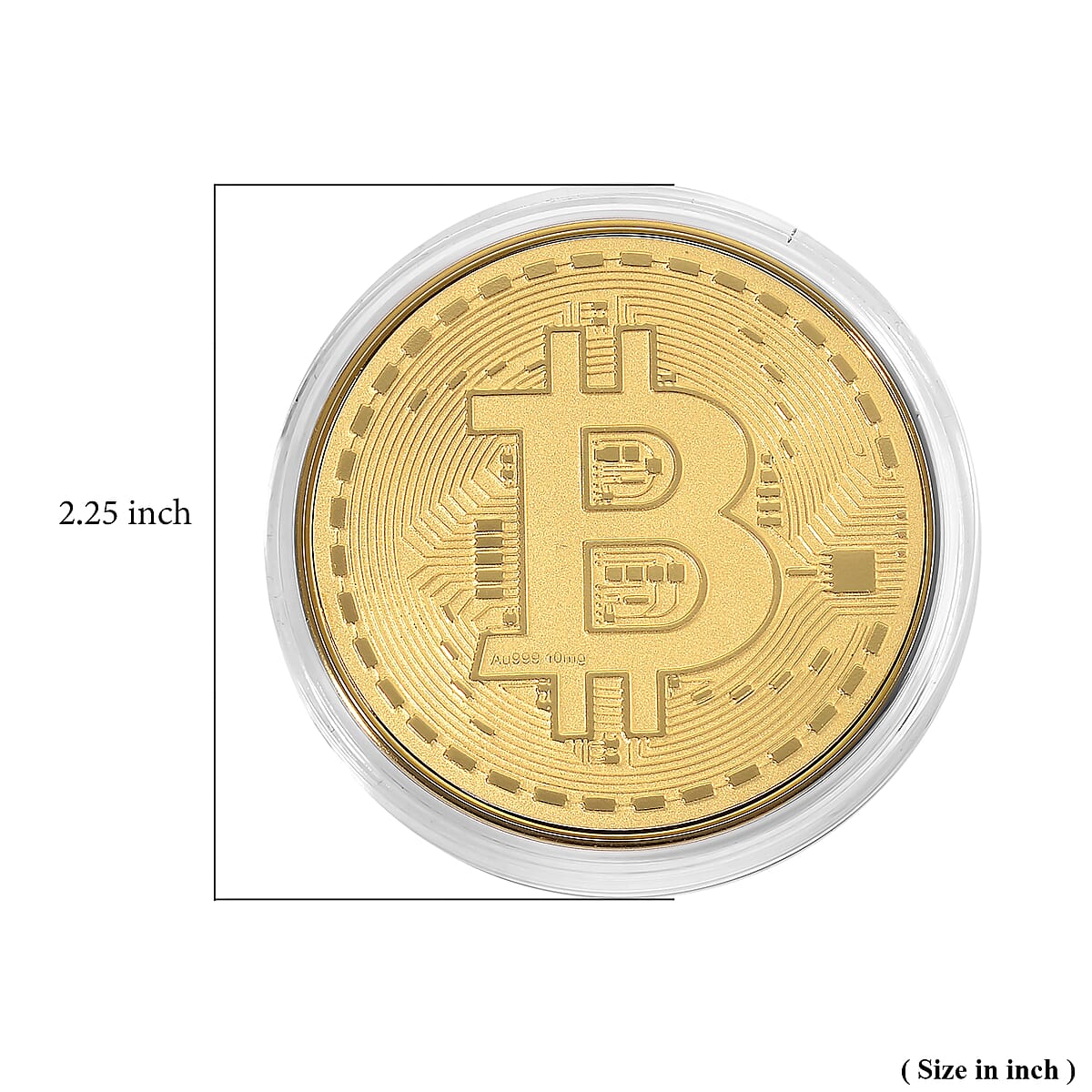 24K Gold Digital Gold - Decentralized Freedom Tribute Medallion Embossed Sheet with Box Packaging 50mm (10mg) image number 5